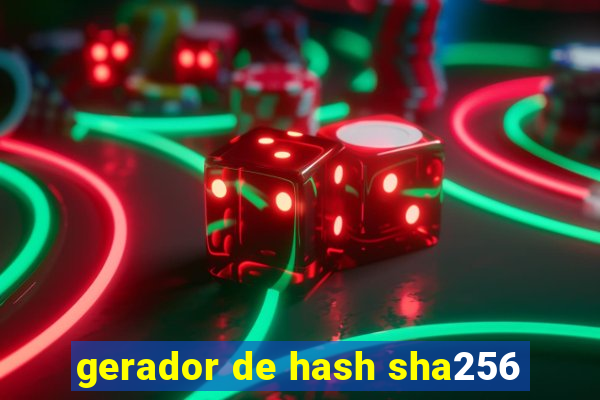 gerador de hash sha256